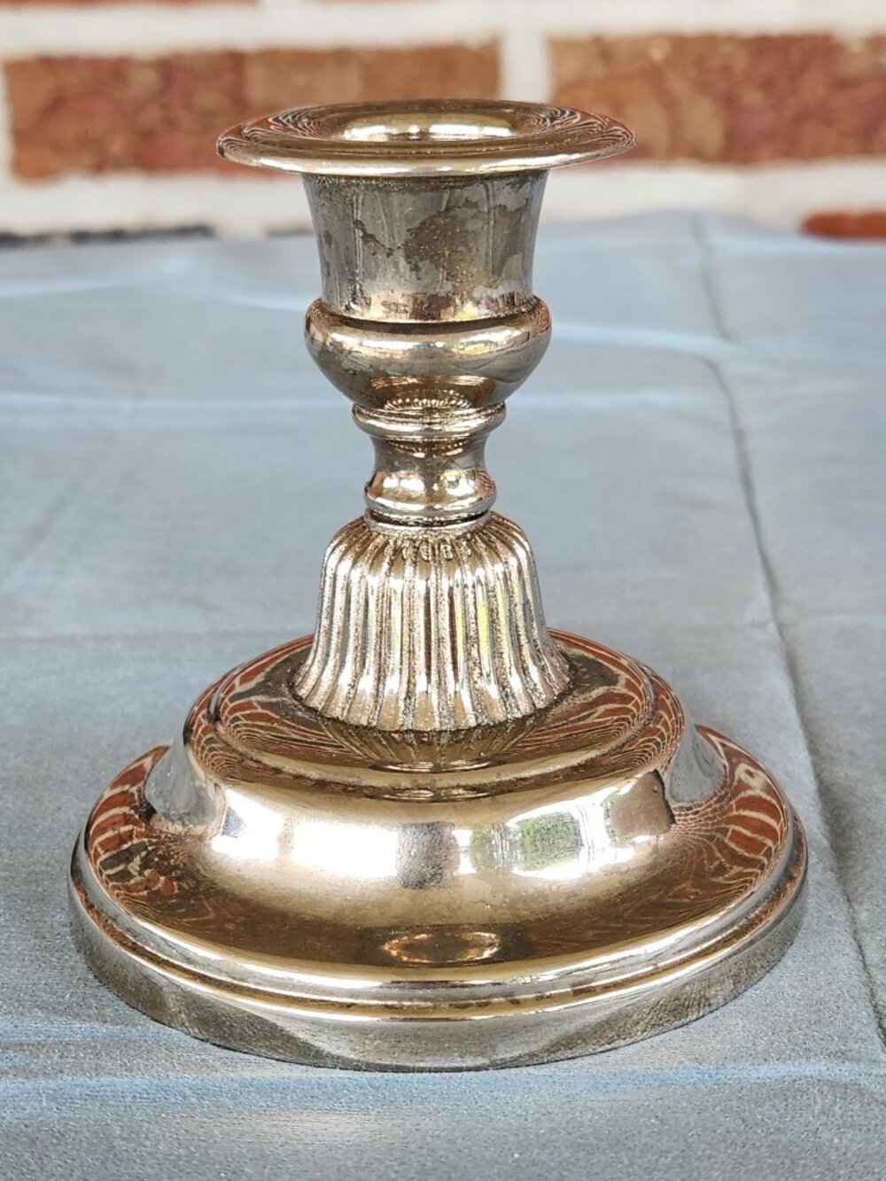 Vintage Silver-plated Candlestick Holder